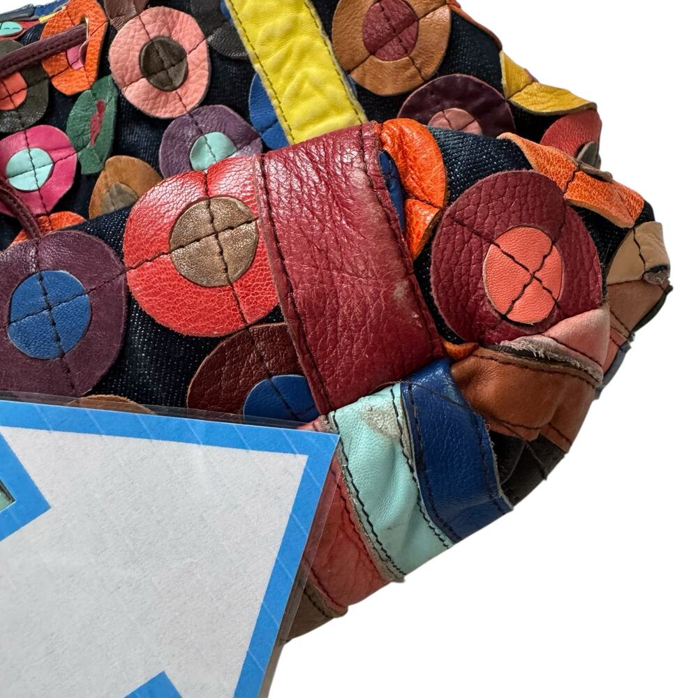 Ameri Leather Lloyd Leather Tote Boho Purse Lambs… - image 8